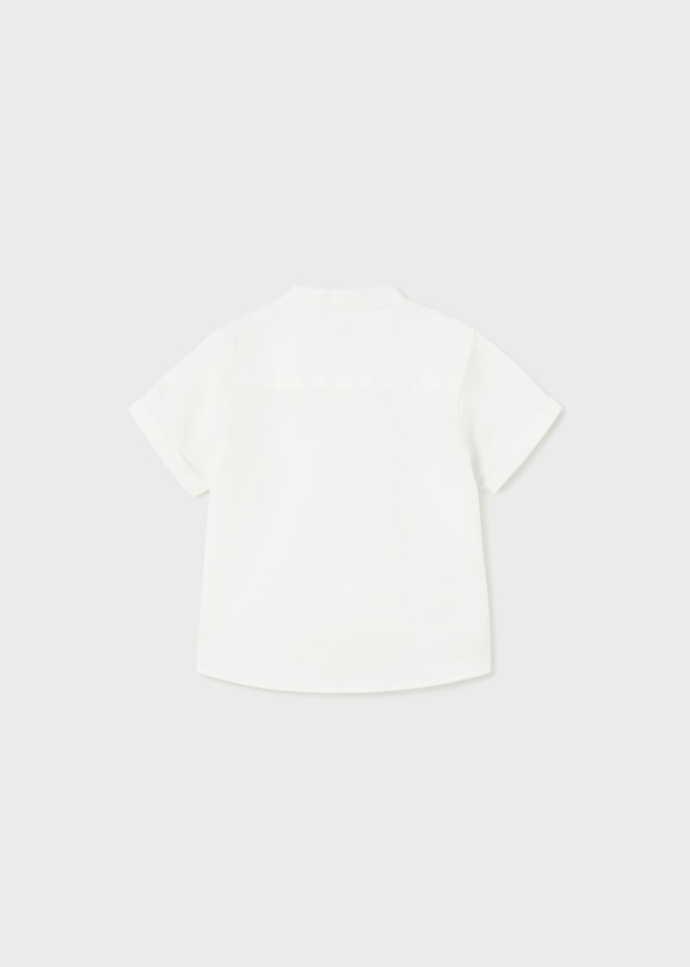 camisa-manga-corta-con-motivo-bordado-y-cuello-mao-para-bebe--01112-blanca--pizcainfantil