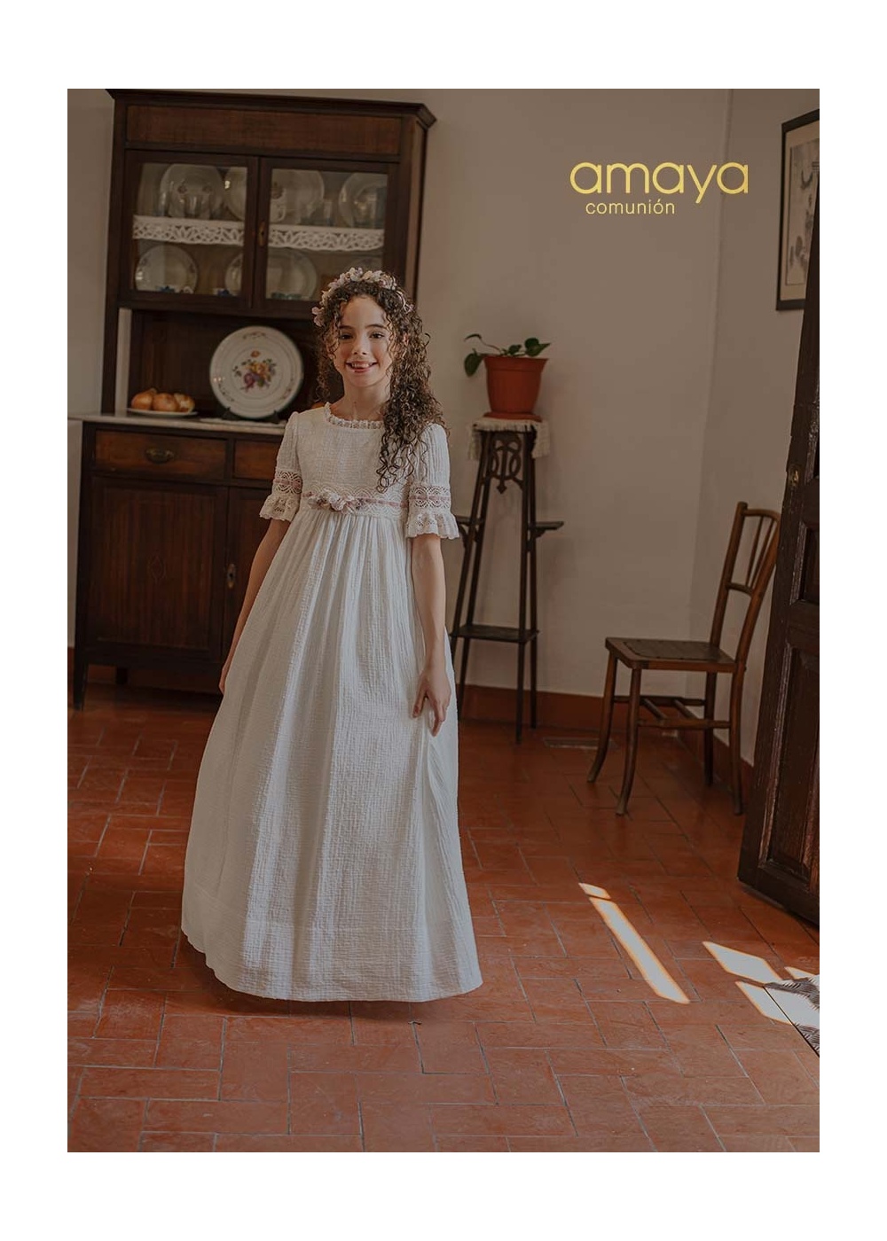 - VESTIDO DE COMUNION 2027 AMAYA MODELO 657001MD