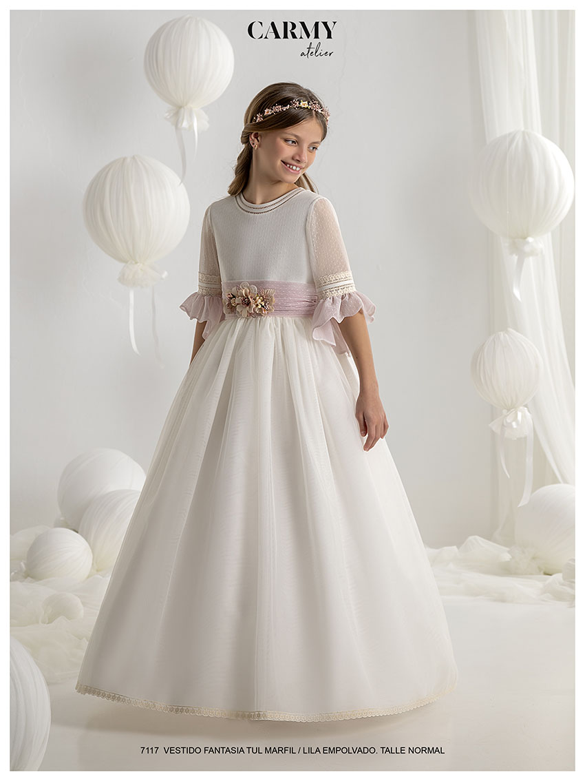 - VESTIDO DE COMUNION CARMY 2027 MODELO 7117