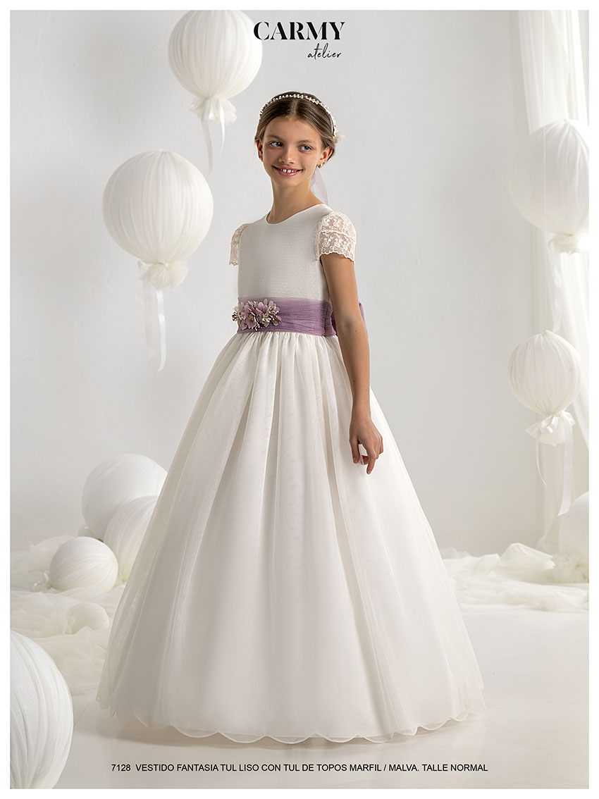 - VESTIDO DE COMUNION CARMY 2027 MODELO 7128