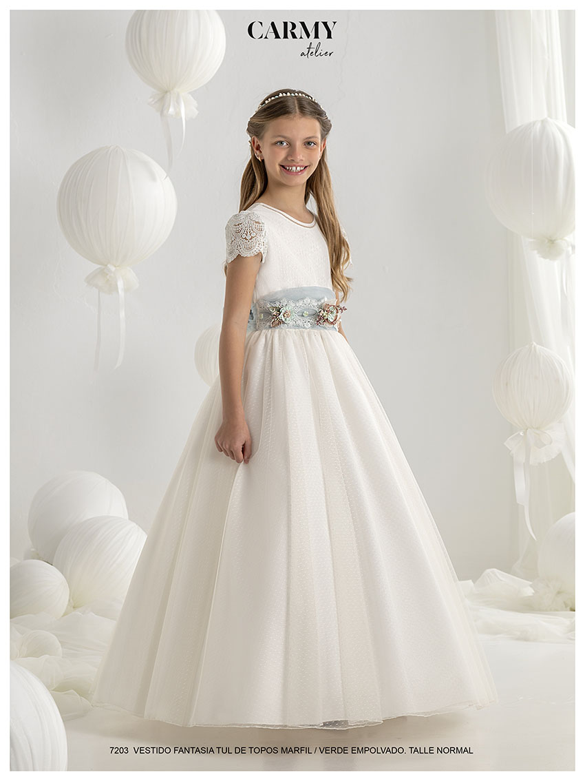 - VESTIDO DE COMUNION CARMY 2027 MODELO 7203