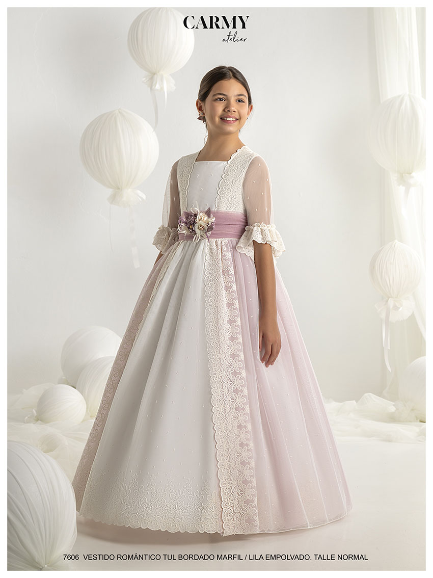 - VESTIDO DE COMUNION CARMY 2027 MODELO 7606