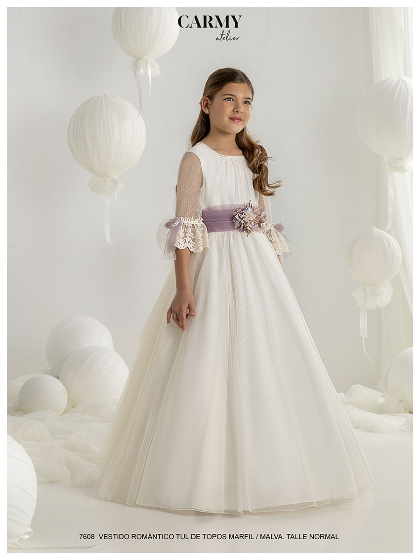 - VESTIDO DE COMUNION CARMY 2027 MODELO 7608