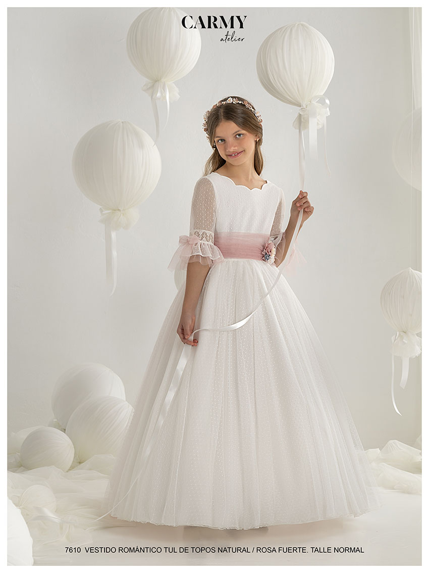 - VESTIDO DE COMUNION CARMY 2027 MODELO 7610