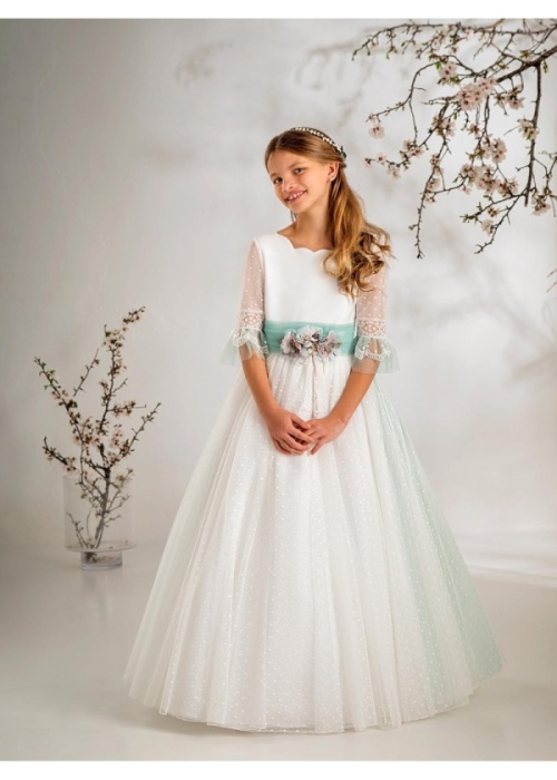 -- VESTIDO DE COMUNION 2027 AIRE MODELO A964
