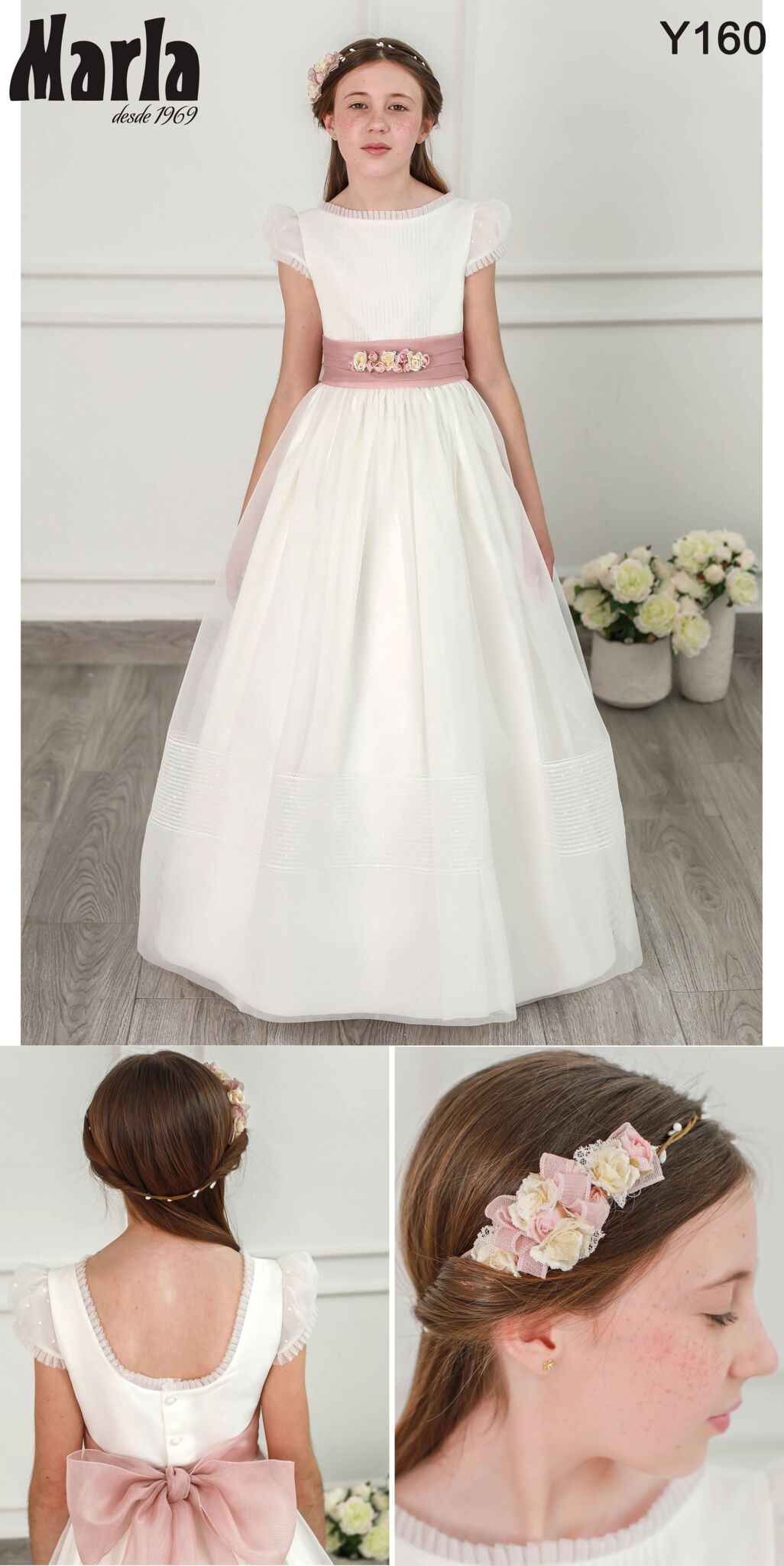 - VESTIDO DE COMUNION 2027 MARLA MODELO Y160