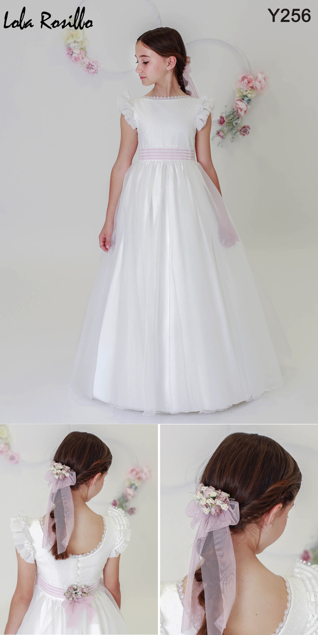 - VESTIDO DE COMUNION 2027 MARLA MODELO Y256