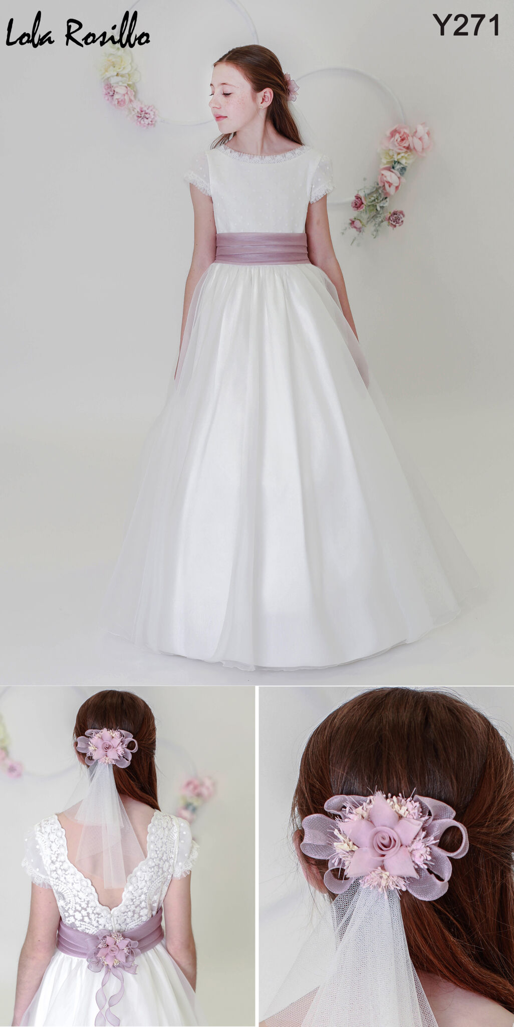 - VESTIDO DE COMUNION 2027 MARLA MODELO Y271