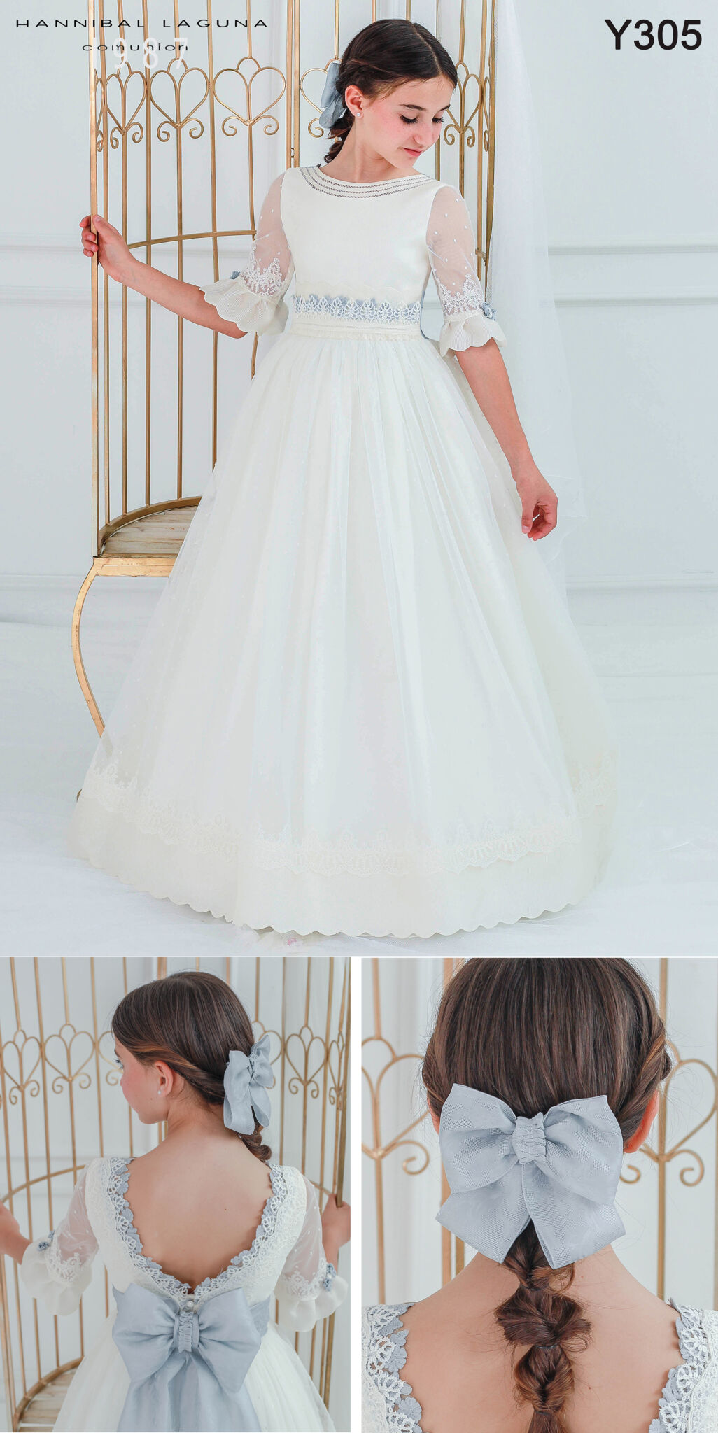 - VESTIDO DE COMUNION 2027 MARLA MODELO Y305
