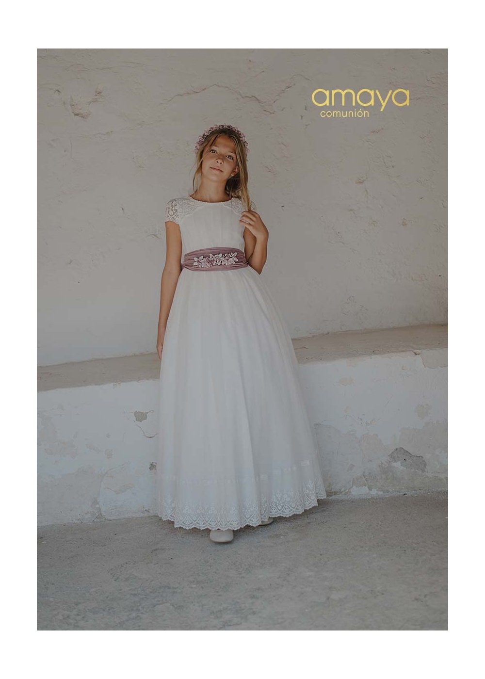 - VESTIDO DE COMUNION 2027 AMAYA MODELO 657013MC