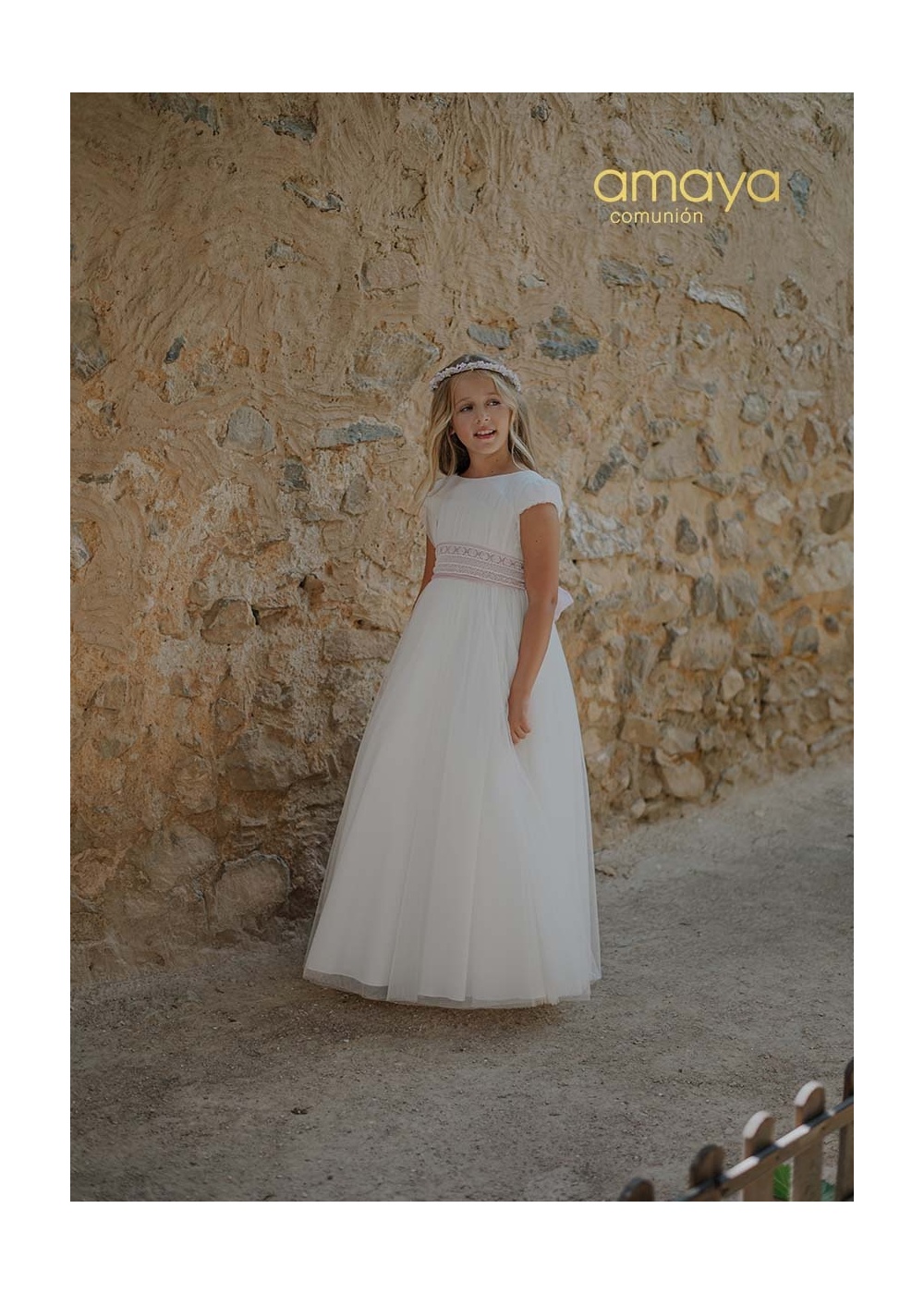 - VESTIDO DE COMUNION 2027 AMAYA MODELO 657027MC