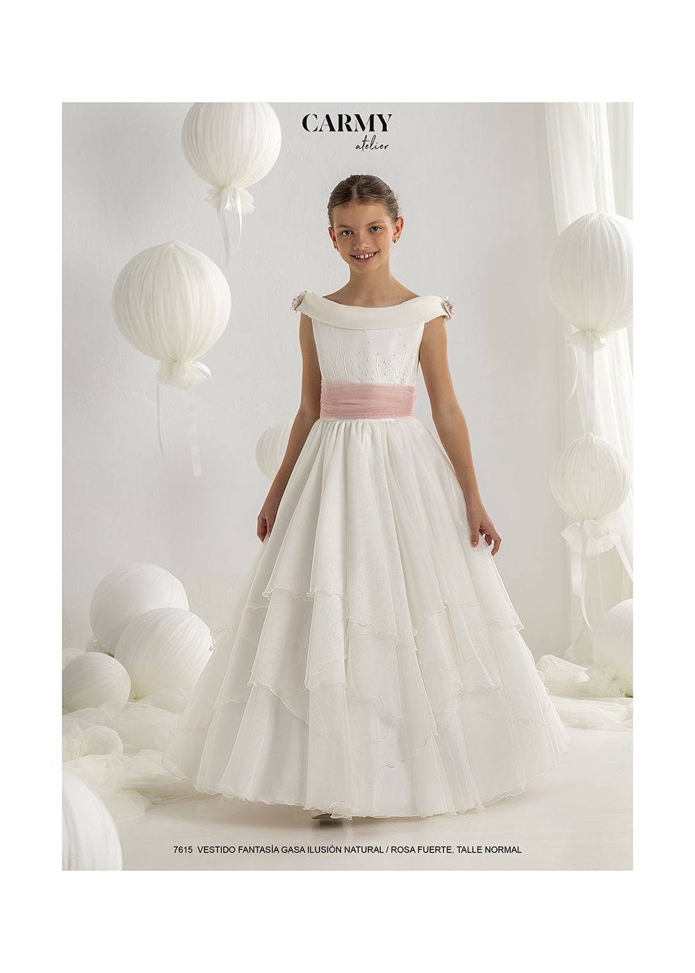- VESTIDO DE COMUNION CARMY 2027 MODELO 7615