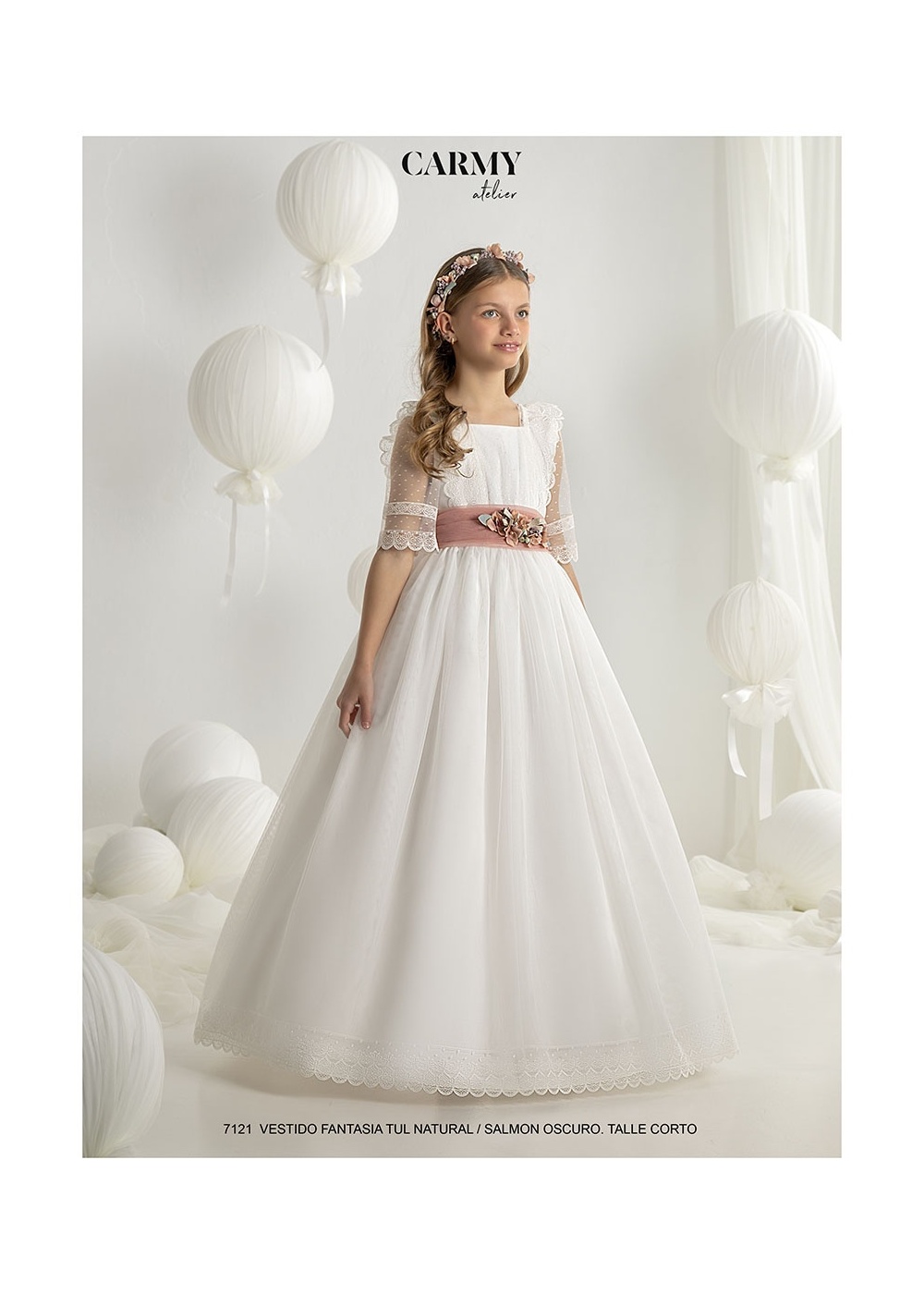 - VESTIDO DE COMUNION CARMY 2027 MODELO 7121